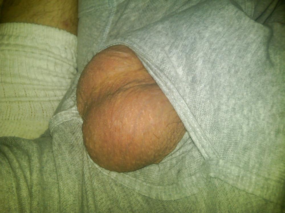 18P Checking out my buddys huge balls. In HD!