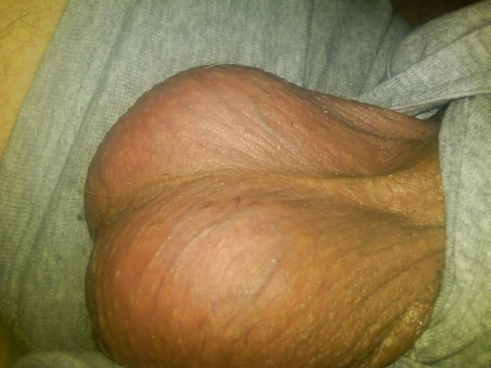 18P Checking out my buddys huge balls. In HD!