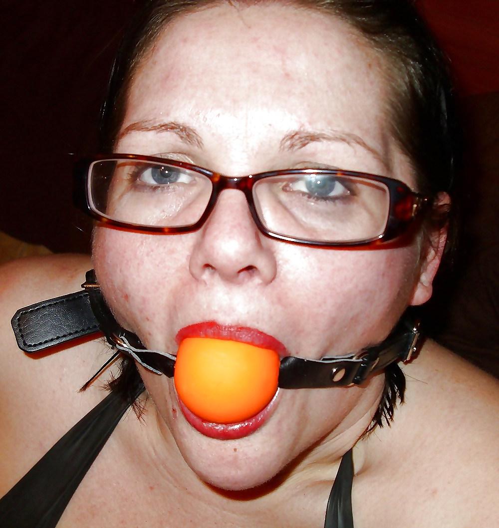 7P Ball gag whore 