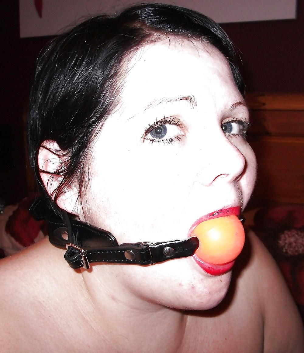7P Ball gag whore 