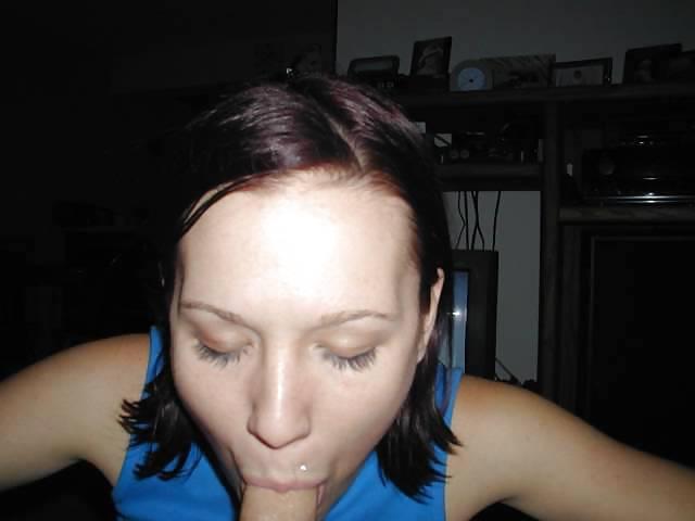 14P Brunette amateur sucking and fucking her boyfriend