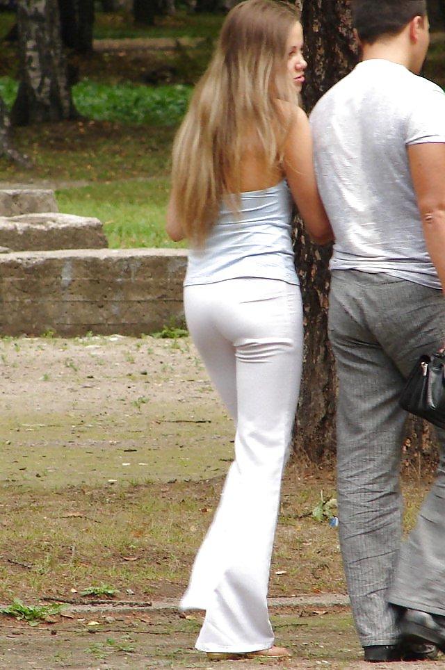 25P Candid Streets Babes 2 - Ass View - by Voyeur TROC