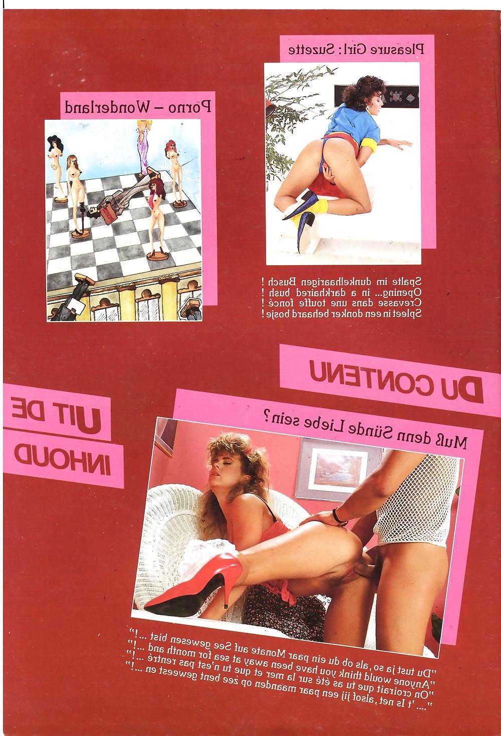 25P Vintage Magazines Pleasure 89- 1989 August