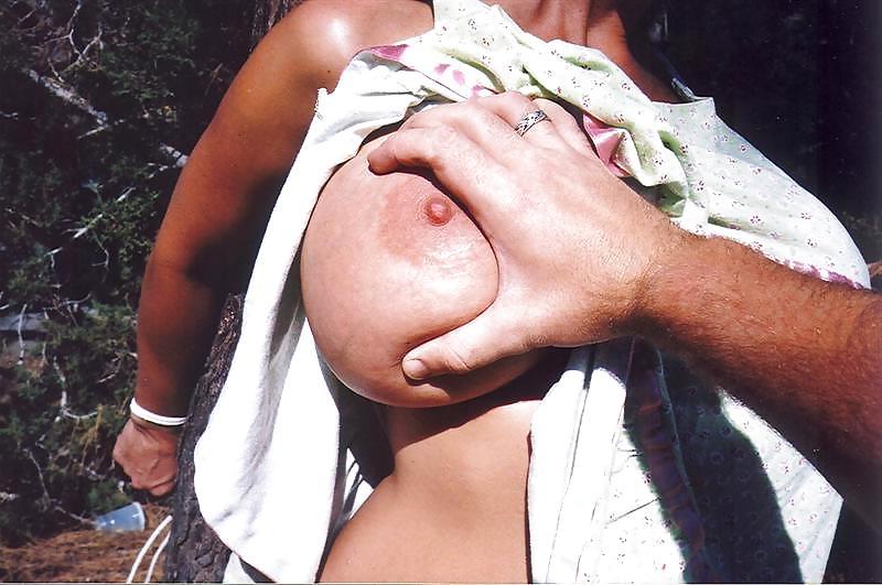 23P Outdoor sucking, tit fuck and sitting on a bottle