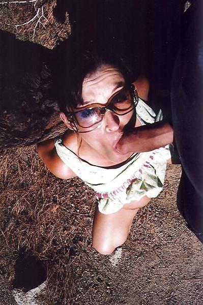 23P Outdoor sucking, tit fuck and sitting on a bottle