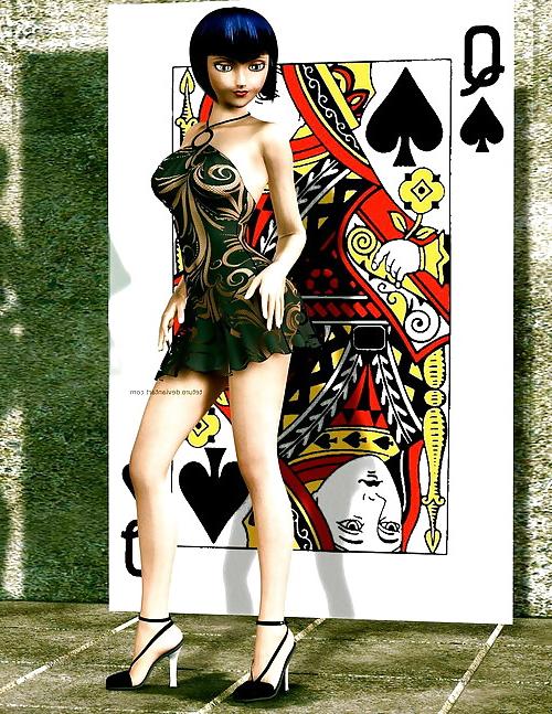 25P Queen of spade 3