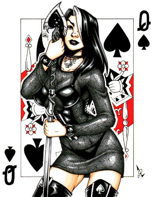 25P Queen of spade 3