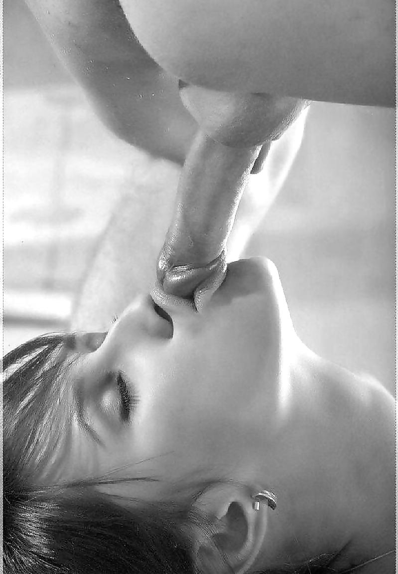 25P Cock Sucking and Licking B&W