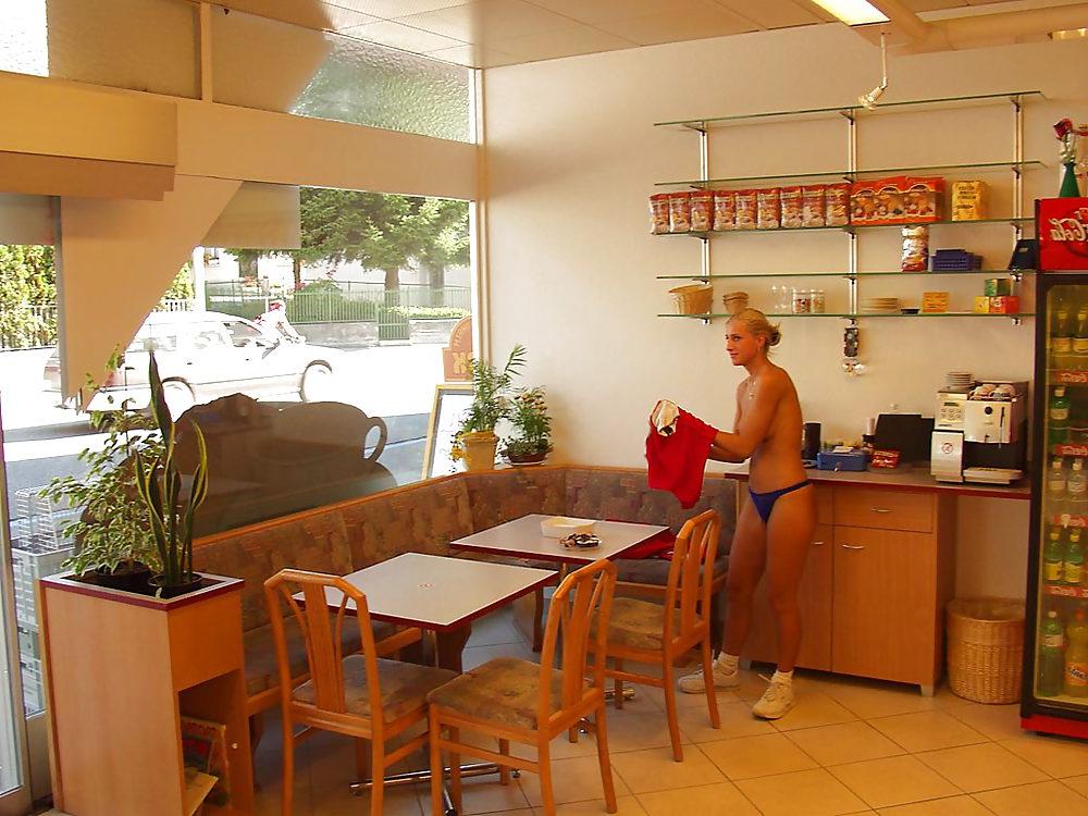 25P Teen in a swiss Bakery - N. C. 
