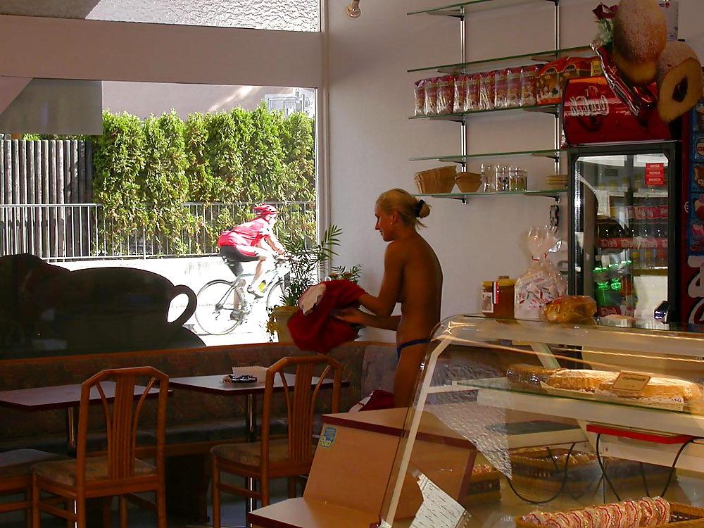 25P Teen in a swiss Bakery - N. C. 