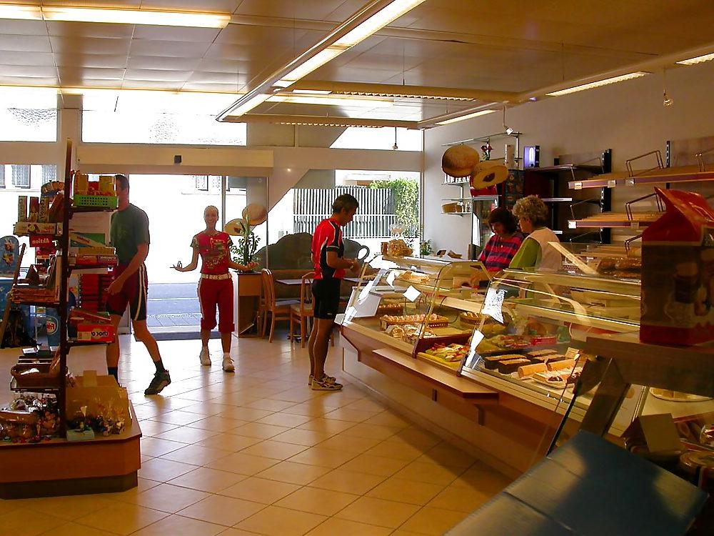 25P Teen in a swiss Bakery - N. C. 