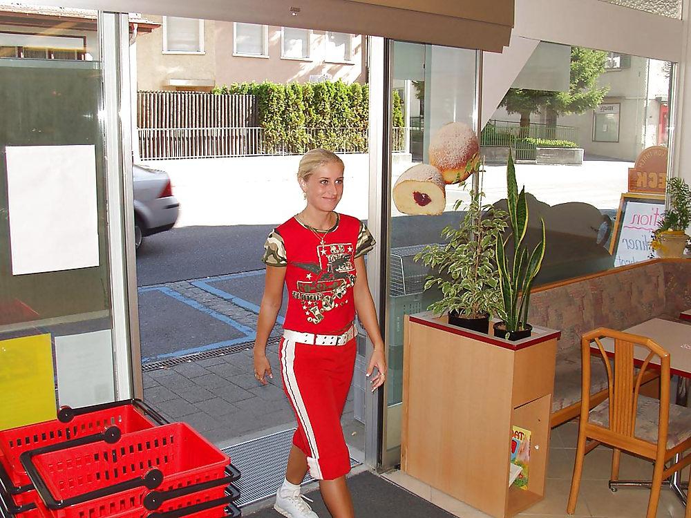 25P Teen in a swiss Bakery - N. C. 