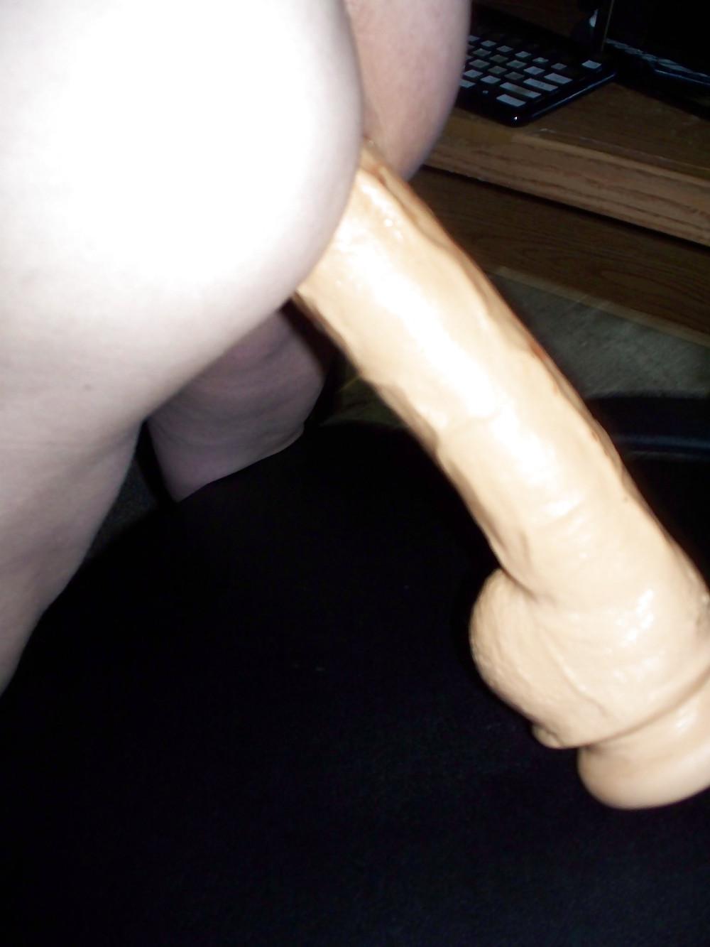 11P 18 inch Rambone + balls dildo
