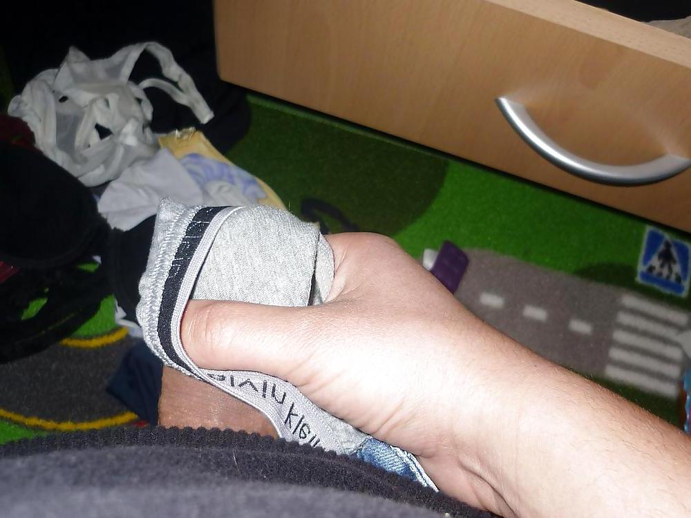 25P Cum on my wife's bras and panties