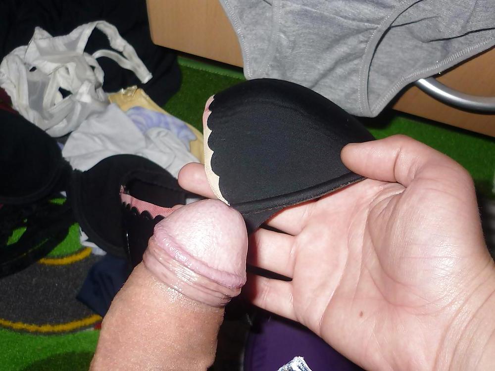 25P Cum on my wife's bras and panties