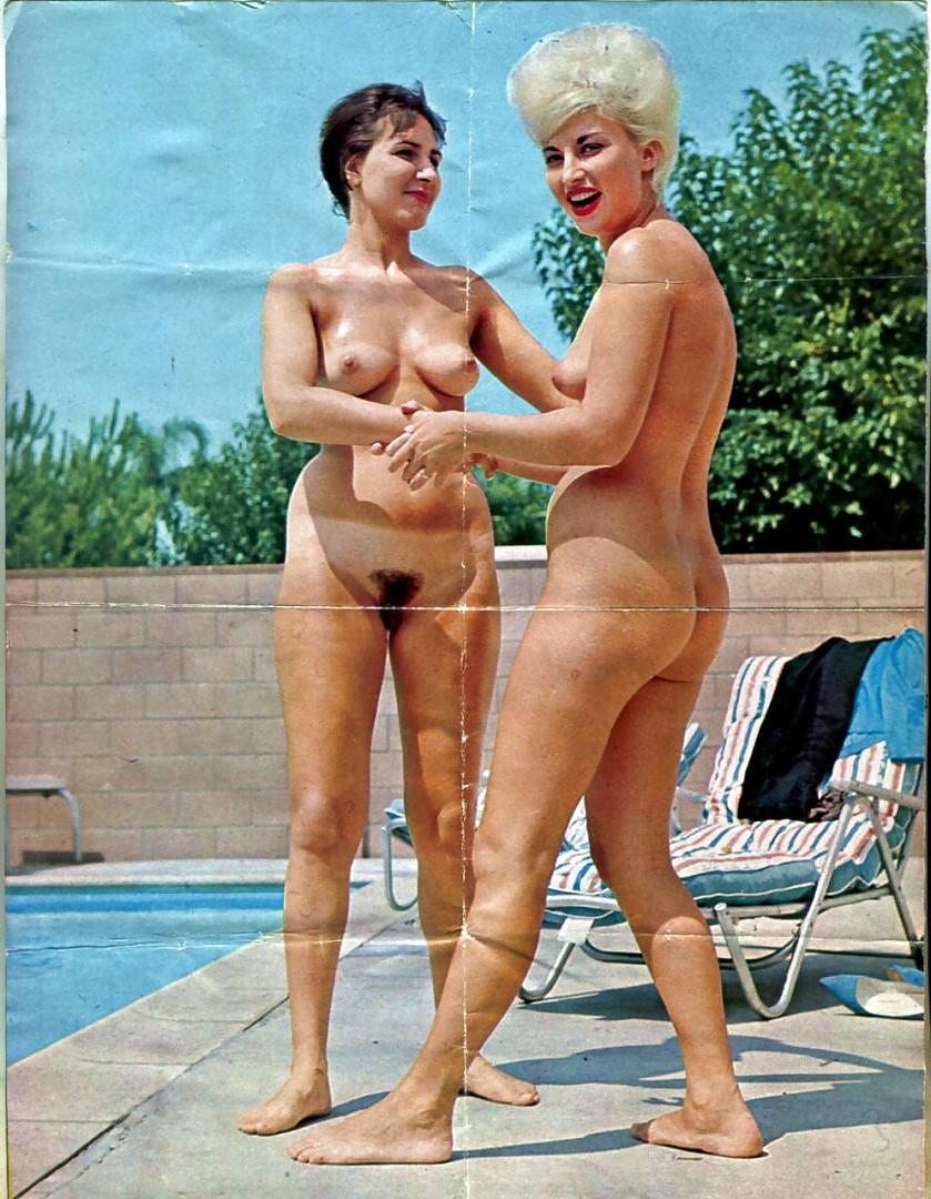 25P VINTAGE NUDISTS NATURAL HAIRY PUSSY