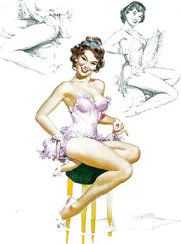 23P Vintage Pinups Al Buell