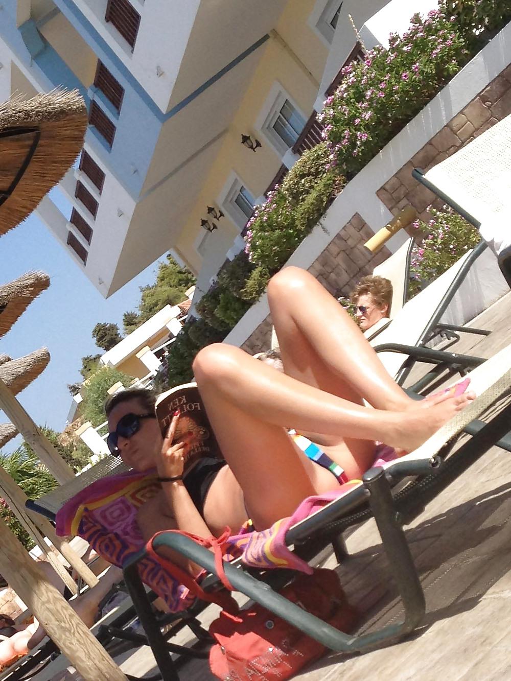 12P Spy young slut blonde shaved pool 