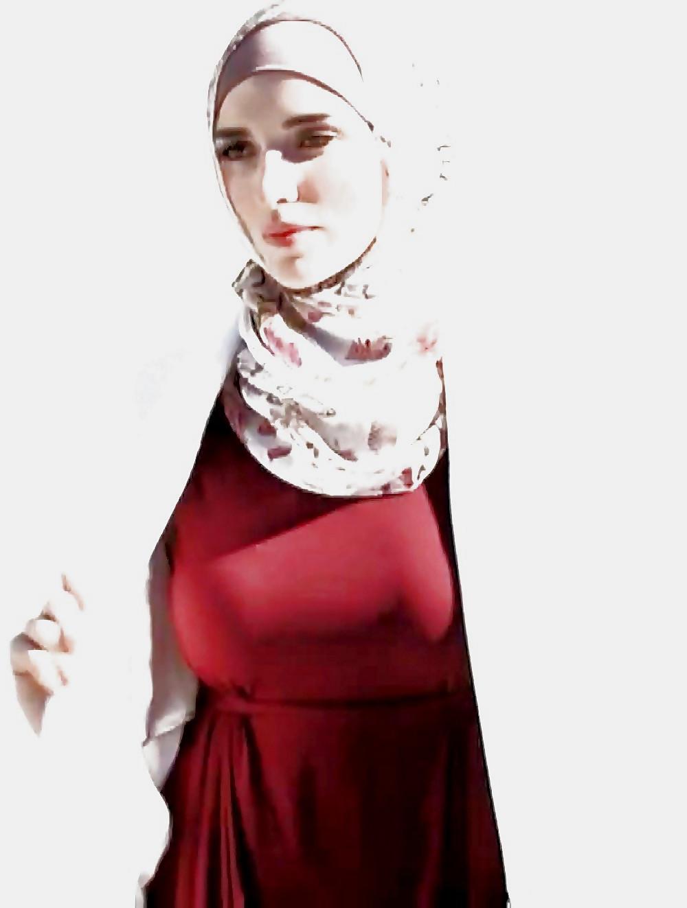 25P Muslim Girls ... Your Hijab Is So Tight!