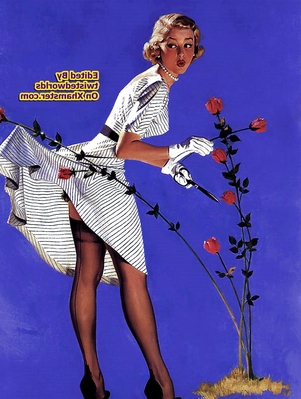 25P Vintage Pinup Girls New & Old Erotica By twistedworlds