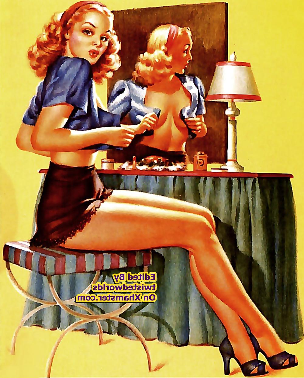 25P Vintage Pinup Girls New & Old Erotica By twistedworlds