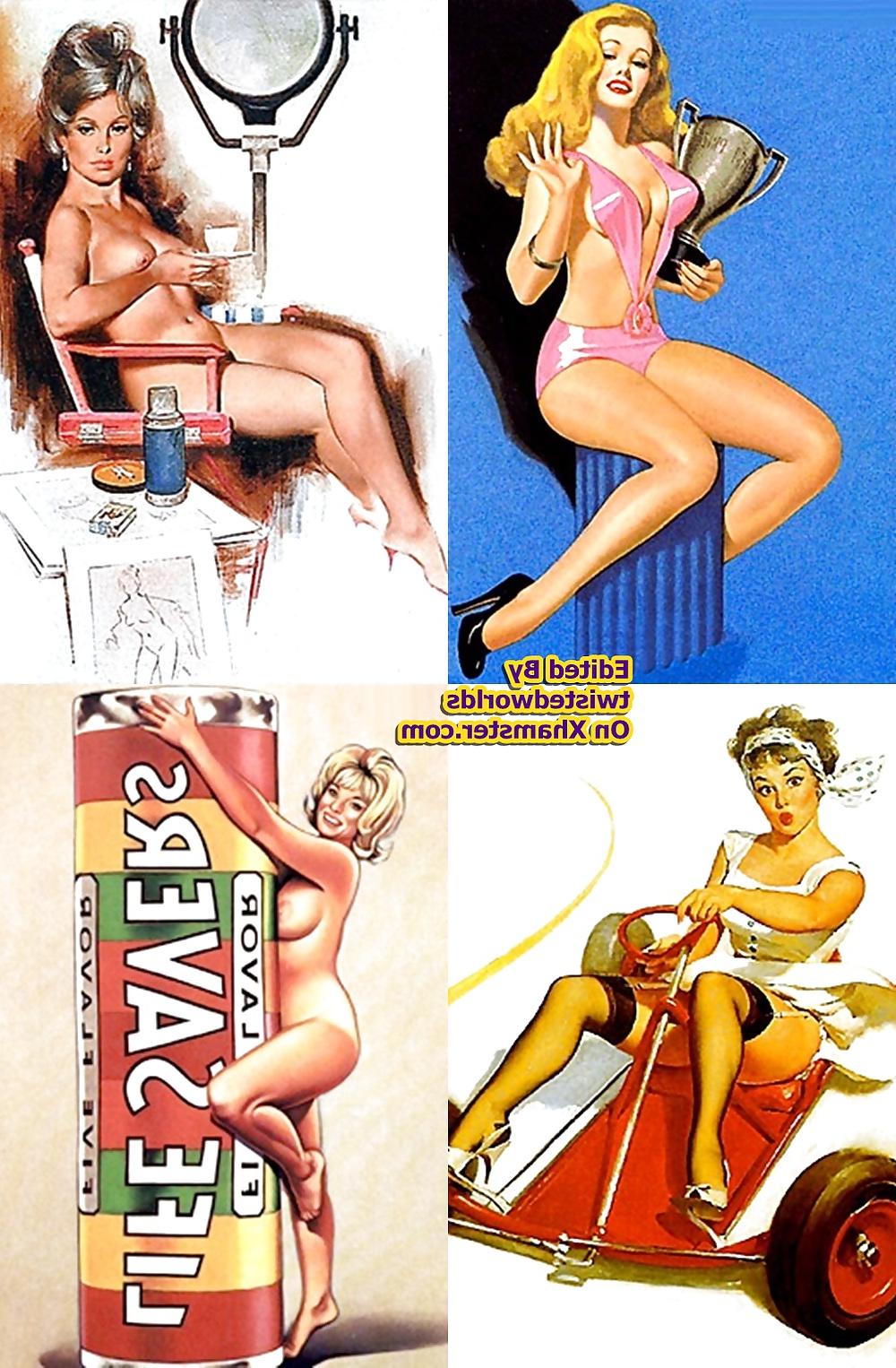25P Vintage Pinup Girls New & Old Erotica By twistedworlds