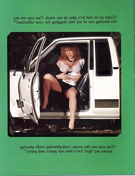 25P Vintage Magazines Rest Stop Redhead