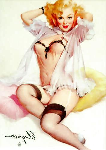 25P Vintage Pinups Gil Elvgren