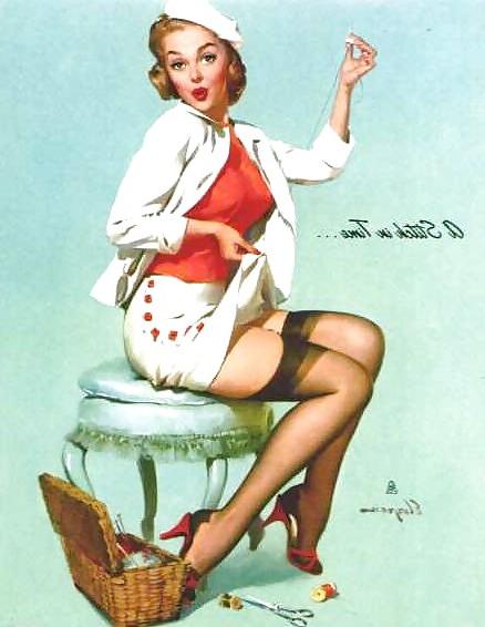 25P Vintage Pinups Gil Elvgren