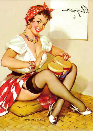 25P Vintage Pinups Gil Elvgren
