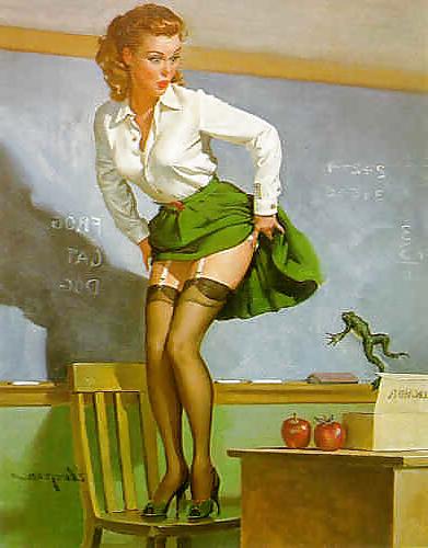 25P Vintage Pinups Gil Elvgren