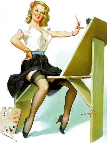 25P Vintage Pinups Gil Elvgren