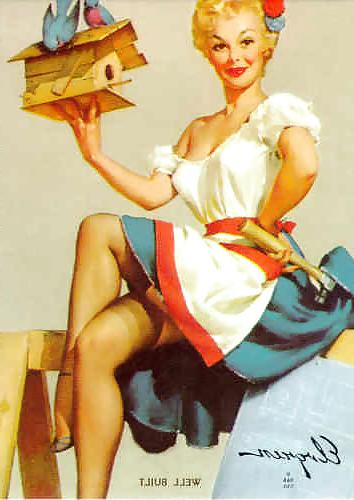 25P Vintage Pinups Gil Elvgren