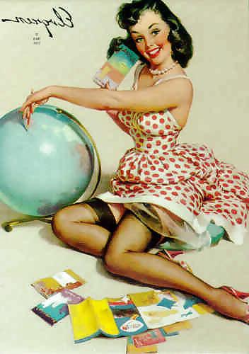 25P Vintage Pinups Gil Elvgren