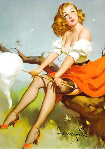 25P Vintage Pinups Gil Elvgren