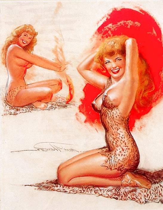 16P Vintage Pinups Earl Mac Pherson