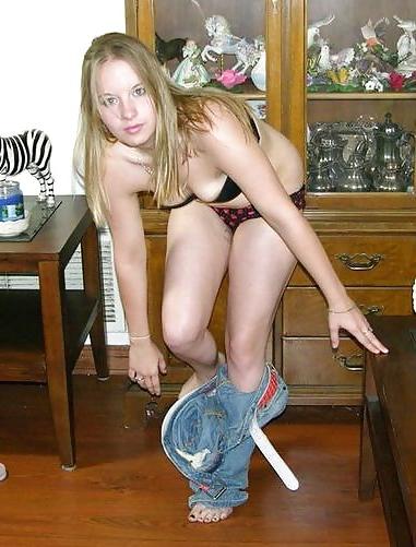 14P Amateur blonde with sexy tattoo