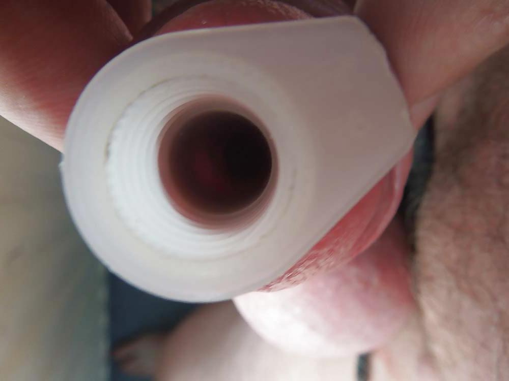 15P Cbt stretch foreskin & urethra balls tied