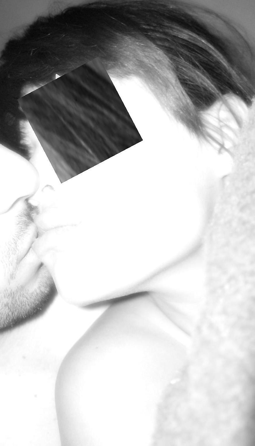 22P Alexia Doing a Superb Blowjob and Cock Sucking - BW Photos !