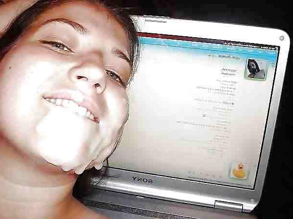 6P TJ face covered in cum