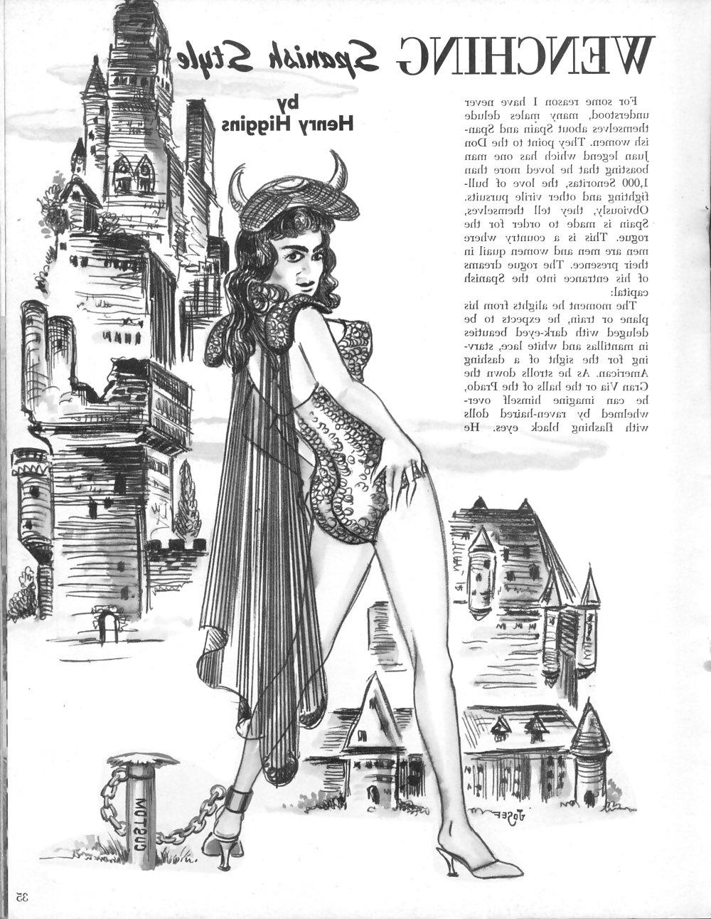 25P Vintage Magazines Samlet Wench No 01 - 1962