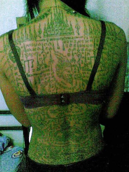 7P Thai girl tattoo designs