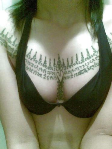 7P Thai girl tattoo designs