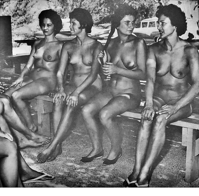 25P Vintage Nudist Camp