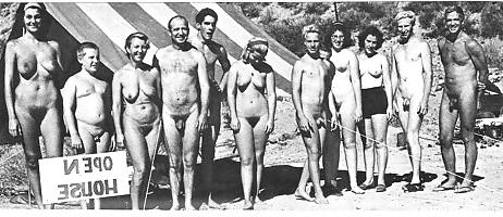 25P Vintage Nudist Camp