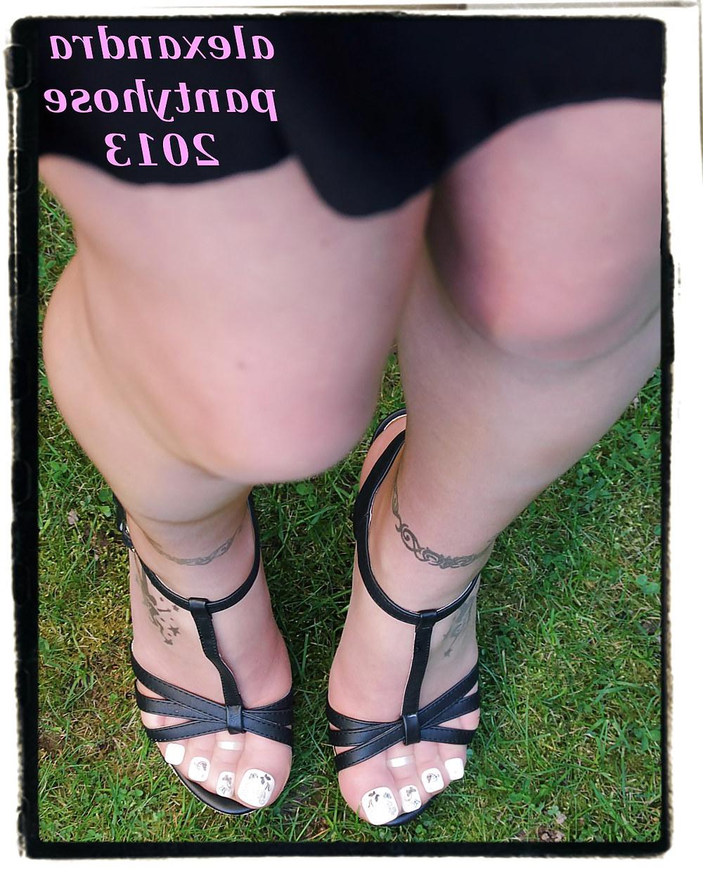 25P My legs and feet pantyhose  close up extreme