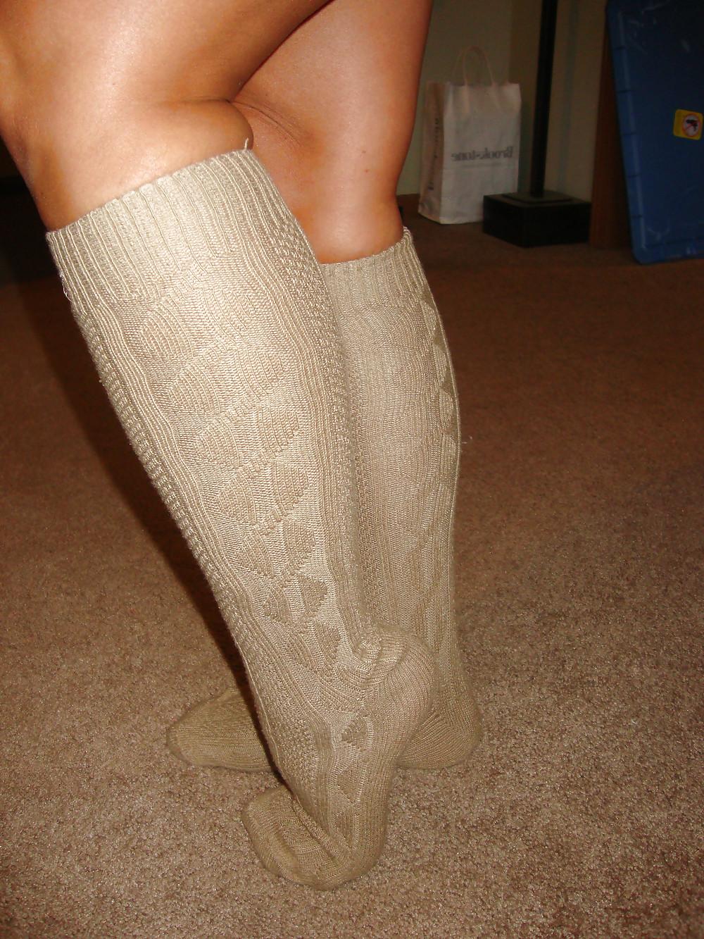 11P Tan Knee Highs