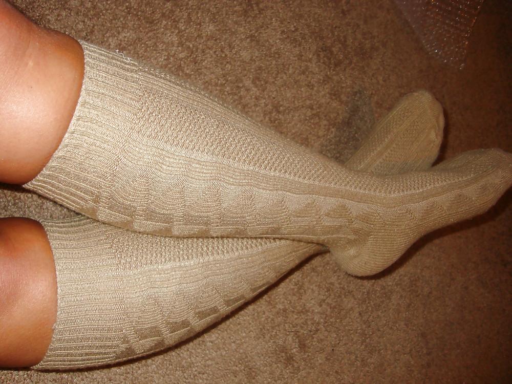 11P Tan Knee Highs