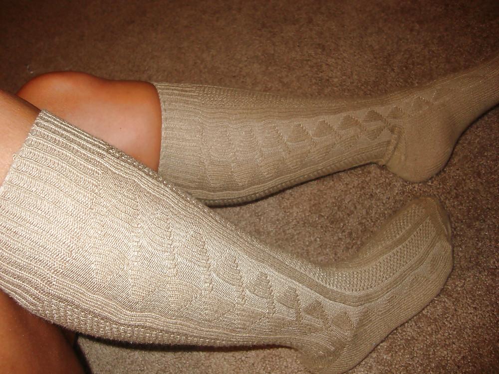 11P Tan Knee Highs