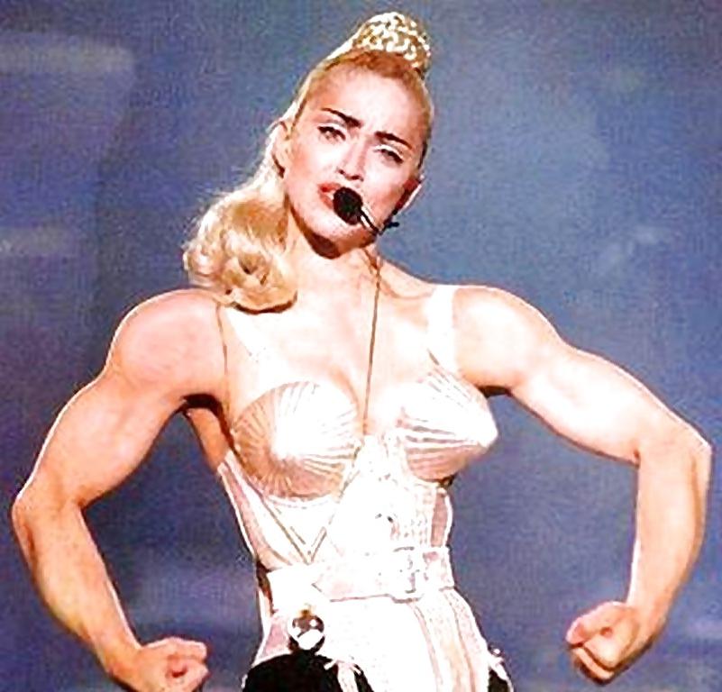 22P Fakes Muscular Madonna
